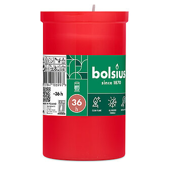 Bolsius Dauerbrenner ohne Deckel - Rot (20 Stück) Artikelvorschau Dauerbrenner ohne Deckel - Rot (20 Stück)