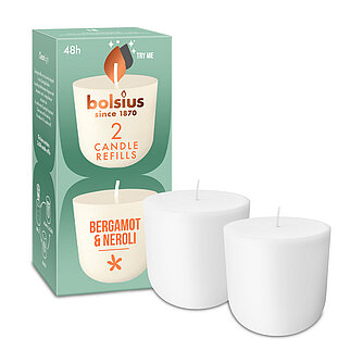 Bolsius Bolsius: Cleanlight Duftnachfüller (2er Pack) - Bergamotte & Neroli Artikelvorschau Bolsius: Cleanlight Duftnachfüller (2er Pack) - Bergamotte & Neroli