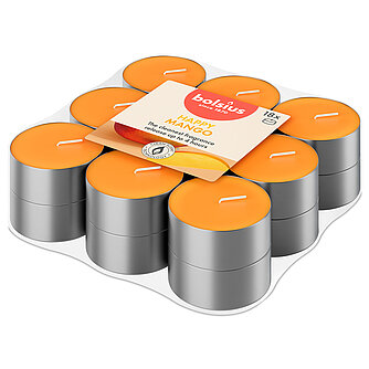 Bolsius True Scents Duft-Teelichte - Mango (18er Pack) Artikelvorschau True Scents Duft-Teelichte - Mango (18er Pack)