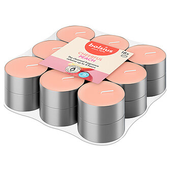 Bolsius True Scents Anti Tabak Duft-Teelichte - Pfirsich (18er Pack) Artikelvorschau True Scents Anti Tabak Duft-Teelichte - Pfirsich (18er Pack)