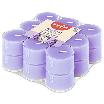 Bolsius True Scents Duft-Teelichter Clear Cup (18er Pack) - Lavendel Artikelvorschau True Scents Duft-Teelichter Clear Cup (18er Pack) - Lavendel