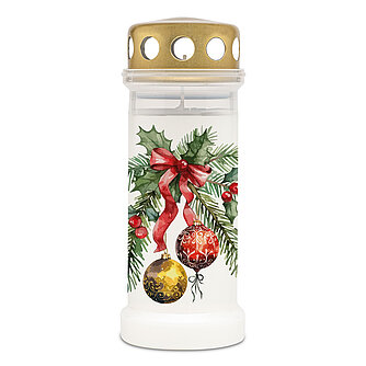 Bolsius Bolsius: Grablicht Nr. 6 mit Deckel und Motiv Schleife (1 Stück) Artikelvorschau Bolsius: Grablicht Nr. 6 mit Deckel und Motiv Schleife (1 Stück)