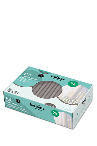 Bolsius Bolsius: Spitzkerzen 240/23mm (100er Pack) - taupe Artikelvorschau Bolsius: Spitzkerzen 240/23mm (100er Pack) - taupe