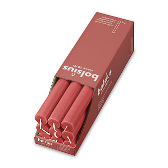 Bolsius Rustik Haushaltskerzen 270/23 mm (9er Pack) - Rosa Blüte Artikelvorschau Rustik Haushaltskerzen 270/23 mm (9er Pack) - Rosa Blüte