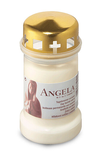 Bolsius Dauerbrenner Angela Nr. 3 mit Deckel (24 Stück) - weiß Artikelvorschau Dauerbrenner Angela Nr. 3 mit Deckel (24 Stück) - weiß