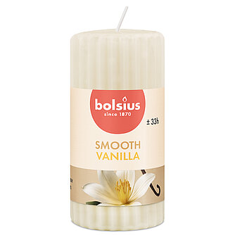 Bolsius True Scents Duft-Stumpen geriffelt - Vanille (1 Stück) Artikelvorschau True Scents Duft-Stumpen geriffelt - Vanille (1 Stück)