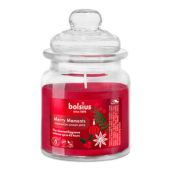 Bolsius Bolsius: True Glow Duftglas mit Deckel 129/79mm - Merry Moments Artikelvorschau Bolsius: True Glow Duftglas mit Deckel 129/79mm - Merry Moments