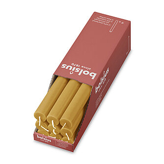 Bolsius Rustik Haushaltskerzen 270/23 mm (9er Pack) - Honigwabengelb Artikelvorschau Rustik Haushaltskerzen 270/23 mm (9er Pack) - Honigwabengelb