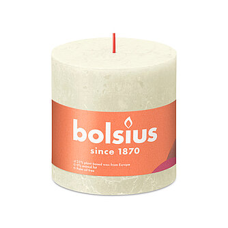 Bolsius Rustik Stumpenkerzen 100/100 mm Artikelvorschau Rustik Stumpenkerzen 100/100 mm