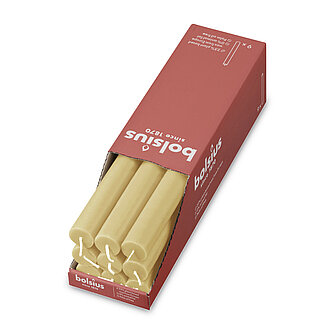 Bolsius Rustik Haushaltskerzen 270/23 mm (9er Pack) - Haferbeige Artikelvorschau Rustik Haushaltskerzen 270/23 mm (9er Pack) - Haferbeige