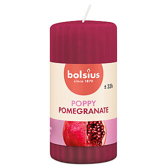 Bolsius True Scents Duft-Stumpen geriffelt - Pomegranate (1 Stück) Artikelvorschau True Scents Duft-Stumpen geriffelt - Pomegranate (1 Stück)