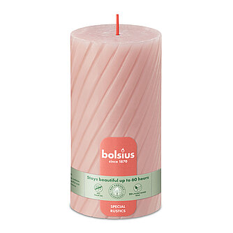 Bolsius Bolsius Rustik Ribbed Stumpenkerzen 130/68 mm - Nebliges Rosa (1 Stück) Artikelvorschau Bolsius Rustik Ribbed Stumpenkerzen 130/68 mm - Nebliges Rosa (1 Stück)