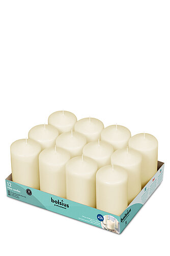 Bolsius Bolsius Stumpen 130/68 mm (12er Tray) Artikelvorschau Bolsius Stumpen 130/68 mm (12er Tray)