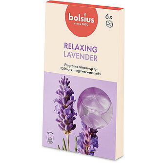 Bolsius True Scents Wax Melts - Lavender (6er Pack) Artikelvorschau True Scents Wax Melts - Lavender (6er Pack)