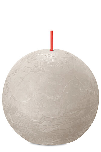 Bolsius Rustik Kugelkerzen 76 mm - Sandgrau (1 Stück) Artikelvorschau Rustik Kugelkerzen 76 mm - Sandgrau (1 Stück)