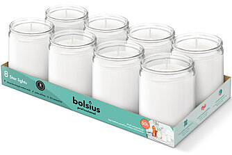 Bolsius Starlight 82/68 mm (8er Tray) - transparent Artikelvorschau Starlight 82/68 mm (8er Tray) - transparent